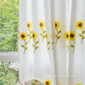 Cortinas de janela impressa de bordados à prova de poeira doméstica